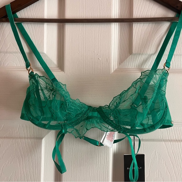 NWT BlueBella Green Lingerie Vienna Bra - Picture 3 of 6